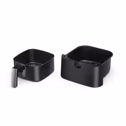 Sharp AF-GS552AE-B Singolo 5,5 L Indipendente 1650 W Friggitrice ad aria calda Nero, Argento - Vista aggiuntiva 6