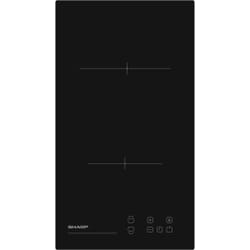 Sharp KH-3V19NT0K-FR piano cottura Nero Da incasso 29 cm Ceramica 2 Fornello(i)