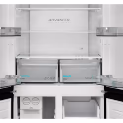 Sharp SJ-NFA15IMXBE frigorifero side-by-side Libera installazione 488 L E Nero - Vista aggiuntiva 7