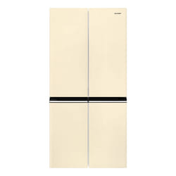 Sharp SJ-NFA15IMXJE frigorifero side-by-side Libera installazione 488 L E Crema