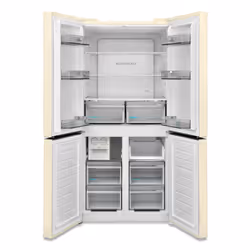 Sharp SJ-NFA15IMXJE frigorifero side-by-side Libera installazione 488 L E Crema - Vista aggiuntiva 2