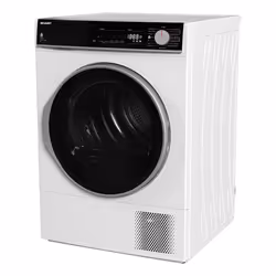 Sharp KD-NHB9S7GWD asciugatrice Libera installazione Caricamento frontale 9 kg Bianco - Vista aggiuntiva 7