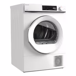 Sharp KD-NHA8S6GWE asciugatrice Libera installazione Caricamento frontale 8 kg Bianco - Vista aggiuntiva 6
