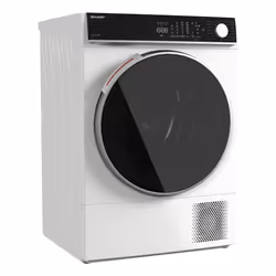Sharp KD-NHL8S9GWC asciugatrice Libera installazione Caricamento frontale 8 kg Bianco - Vista aggiuntiva 2