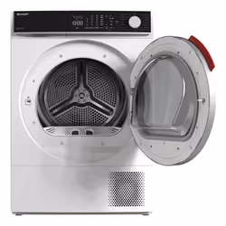 Sharp KD-NHL8S9GWC asciugatrice Libera installazione Caricamento frontale 8 kg Bianco - Vista aggiuntiva 4