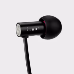FINAL E2000C, Cablato, Musica e Chiamate, 12 g, Auricolare, Nero