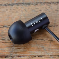 FINAL E2000C Auricolare Cablato In-ear Musica e Chiamate Nero