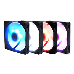 Scythe Kaze Flex 92 Slim RGB PWM Case per computer Ventilatore 9,2 cm Nero, Bianco