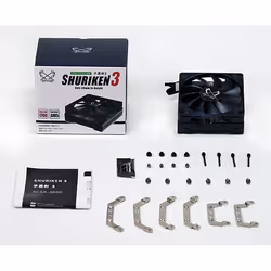 Scythe SHURIKEN 3 Scheda madre Ventilatore 9,2 cm Nero 1 pz - Vista aggiuntiva 8