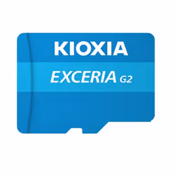 Kioxia EXCERIA G2, 128 GB, MicroSDHC, Classe 10, UHS-III, 100 MB/s, 50 MB/s