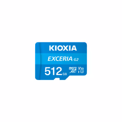 Kioxia LMEX2L512GG2, 512 GB, MicroSDHC, Classe 10, UHS-III, 100 MB/s, 50 MB/s