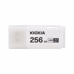 Kioxia U301, 256 GB, USB tipo A, 3.2 Gen 1 (3.1 Gen 1), Cuffia, 8 g, Bianco