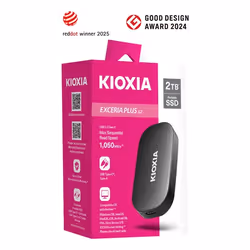 Kioxia Exceria Plus G2 2 TB USB tipo-C 3.2 Gen 2 (3.1 Gen 2) Nero - Vista aggiuntiva 3
