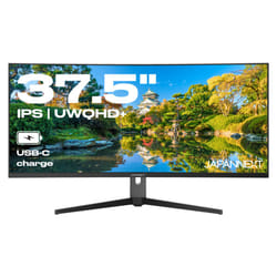 JAPANNEXT JN-IPSC375UWQHDPR-H-C65W Monitor PC 95,2 cm (37.5") 3840 x 1600 Pixel UltraWide Quad HD LCD Nero