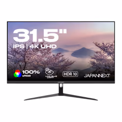 JAPANNEXT JN-IPS315UHDR Monitor PC 80 cm (31.5") 3840 x 2160 Pixel 4K Ultra HD LCD Nero - Vista aggiuntiva 3