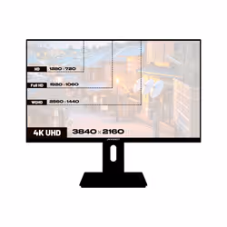 JAPANNEXT JN-IPS2380UHDR-C65W-HSP Monitor PC 60,5 cm (23.8") 3840 x 2160 Pixel 4K Ultra HD LED Nero - Vista aggiuntiva 5