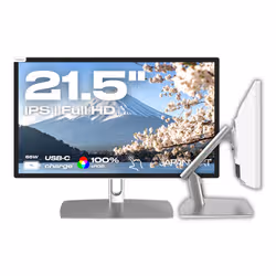 JAPANNEXT JN-IPS2152FHDR-C65W-FLD-T Monitor PC 54,6 cm (21.5") 1920 x 1080 Pixel Full HD LED Touch screen Grigio - Vista aggiuntiva 5