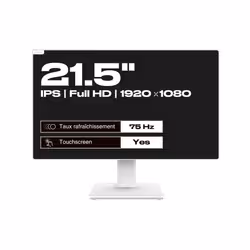 JAPANNEXT JN-IPS2152FHDR-T Monitor PC 54,6 cm (21.5") 1920 x 1080 Pixel Full HD LED Touch screen Bianco - Vista aggiuntiva 4