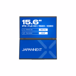 JAPANNEXT JN-DMD-IPS156F Monitor PC 39,6 cm (15.6") 1920 x 1080 Pixel Full HD LCD Nero - Vista aggiuntiva 4