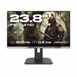 JAPANNEXT JN-IPS238FHD200F-HSP-CAMO Monitor PC 61 cm (24") 1920 x 1080 Pixel Full HD LCD Nero - Vista aggiuntiva 3