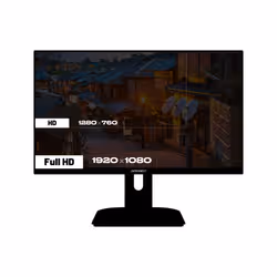 JAPANNEXT JN-IPS238FHD200F-HSP-CAMO Monitor PC 61 cm (24") 1920 x 1080 Pixel Full HD LCD Nero - Vista aggiuntiva 5
