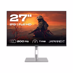 JAPANNEXT JN-I270FHD200F-HSP Monitor PC 68,6 cm (27") 1920 x 1080 Pixel Full HD LED Argento - Vista aggiuntiva 2