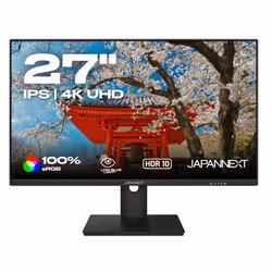 JAPANNEXT JN-IPS270UHD60F Monitor 27 pollici 4K UHD IPS Nero - Vista aggiuntiva 2