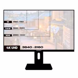 JAPANNEXT JN-IPS270UHD60F Monitor 27 pollici 4K UHD IPS Nero - Vista aggiuntiva 3