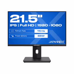 JAPANNEXT JN-I215FLFHSP-C65W Monitor PC 54,6 cm (21.5") 1920 x 1080 Pixel Full HD LCD Nero - Vista aggiuntiva 5