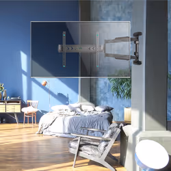 ONKRON NP47-B Supporto TV a parete 190,5 cm (75") Nero - Vista aggiuntiva 2