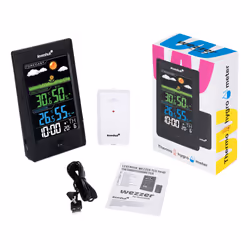 Levenhuk Weezer Teo TH40 Termometro da ambiente elettronico Interno/esterno Nero