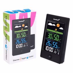 Levenhuk Weezer Teo TH40 Termometro da ambiente elettronico Interno/esterno Nero