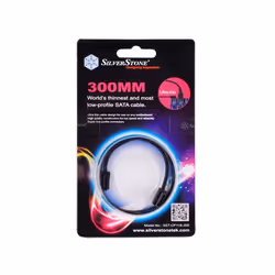 Silverstone CP11 cavo SATA 0,3 m Nero