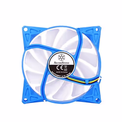 Silverstone FW91 Case per computer Ventilatore 9,2 cm Blu, Bianco