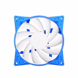 Silverstone FW91 Case per computer Ventilatore 9,2 cm Blu, Bianco