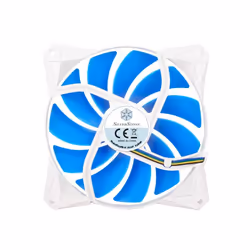 Silverstone SST-FQ122 sistema di raffreddamento per computer Case per computer Ventilatore 12 cm Blu, Bianco - Vista aggiuntiva 4