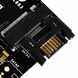 Silverstone ECM20 scheda di interfaccia e adattatore Interno PCIe, SATA - Vista aggiuntiva 5