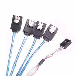 Silverstone CPS05 0,5 m Nero, Blu, Bianco - Vista aggiuntiva 4