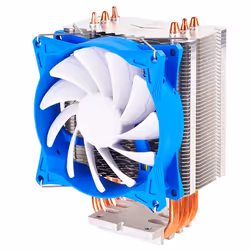 Silverstone SST-AR08 sistema di raffreddamento per computer Processore Refrigeratore 9,2 cm Blu, Metallico, Bianco