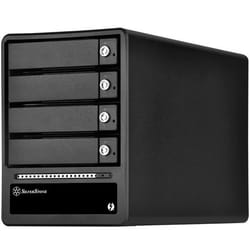 Silverstone TS433-TB Box esterno HDD/SSD Nero 2.5/3.5"
