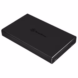 Silverstone TS15, Box esterno HDD/SSD, 2.5", SATA, Seriale ATA II, Serial ATA III, Collegamento del dispositivo USB, Nero