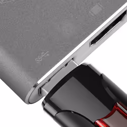 Silverstone SST-EP08C replicatore di porte e docking station per laptop USB 3.2 Gen 1 (3.1 Gen 1) Type-C Antracite - Vista aggiuntiva 3