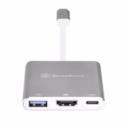 Silverstone SST-EP08C replicatore di porte e docking station per laptop USB 3.2 Gen 1 (3.1 Gen 1) Type-C Antracite - Vista aggiuntiva 8
