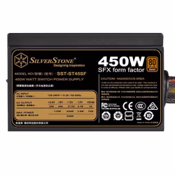 Silverstone ST45SF alimentatore per computer 450 W 20+4 pin ATX SFX Nero - Vista aggiuntiva 5
