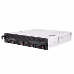 Silverstone RM21-304, Supporto, Server, Bianco, micro ATX, Mini-ITX, Metallo, 2U