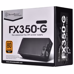 Silverstone FX350-G alimentatore per computer 350 W 20+4 pin ATX Flex ATX Nero - Vista aggiuntiva 8