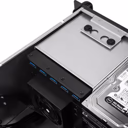 Silverstone RM41-H08 Supporto Nero - Vista aggiuntiva 6