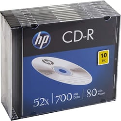 HP CRE00085 CD vergine CD-R 700 MB 52x 10 pz