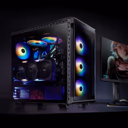 XPG BATTLECRUISER Midi Tower Nero - Vista aggiuntiva 3