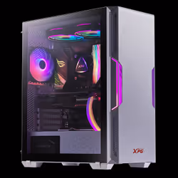 XPG Starker, Desktop, PC, Bianco, ATX, micro ATX, Mini-ATX, SPCC, 16,5 cm